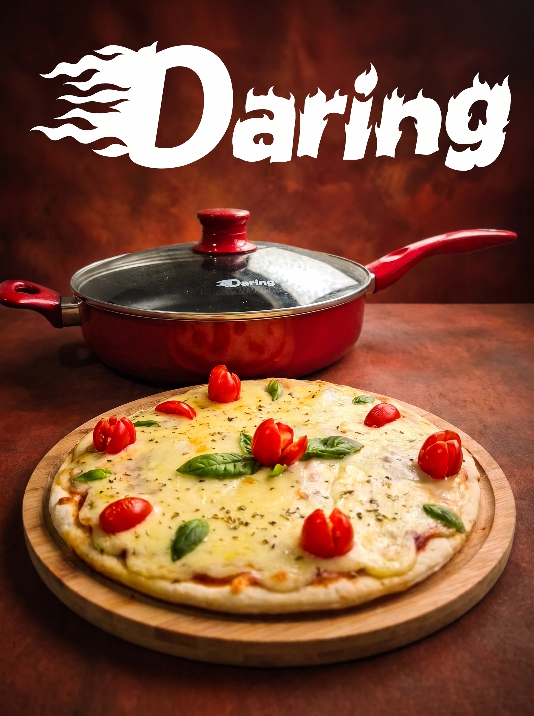 Sartén Daring presentada en uso